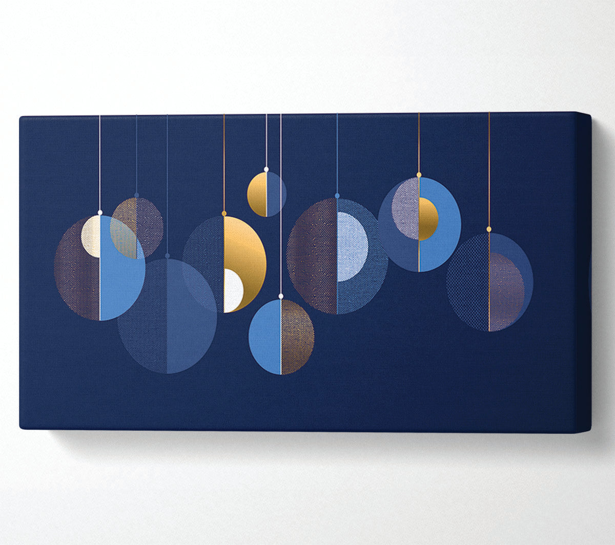 A Hint Of Christmas Baubles Canvas Wall Art