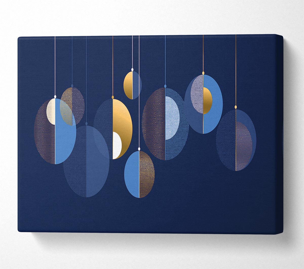 A Hint Of Christmas Baubles Canvas Wall Art