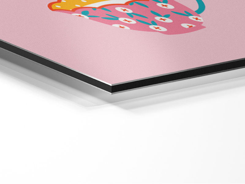 Fancy A Cuppa Metal Print