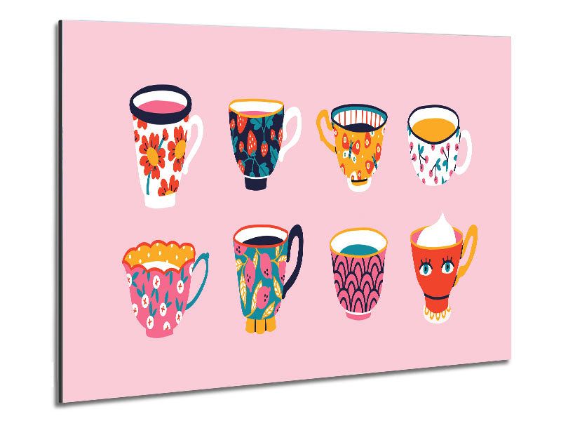 Fancy A Cuppa Metal Print