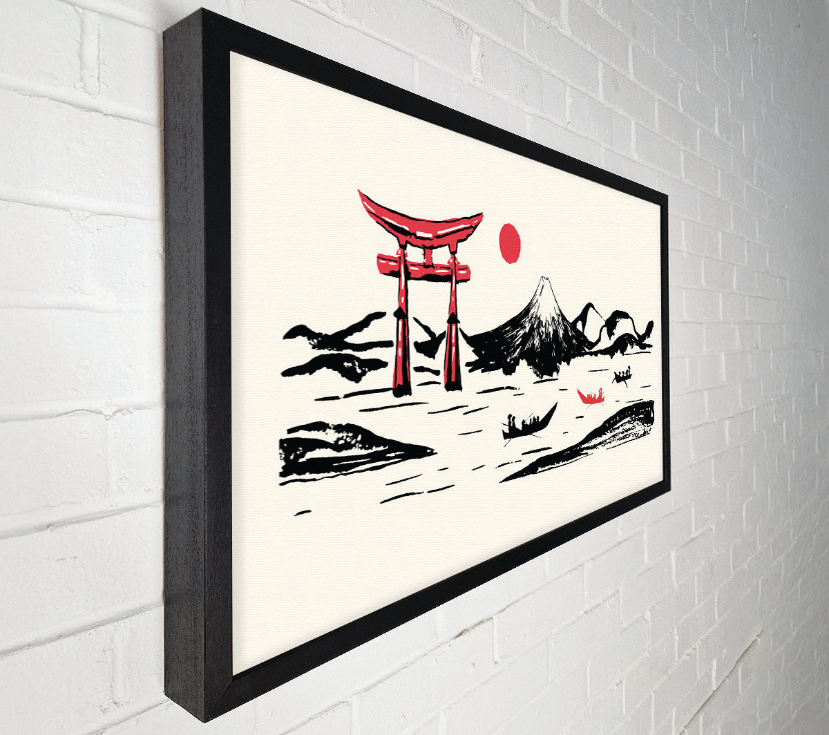 Temples Of The Mountain Canvas Wall Art