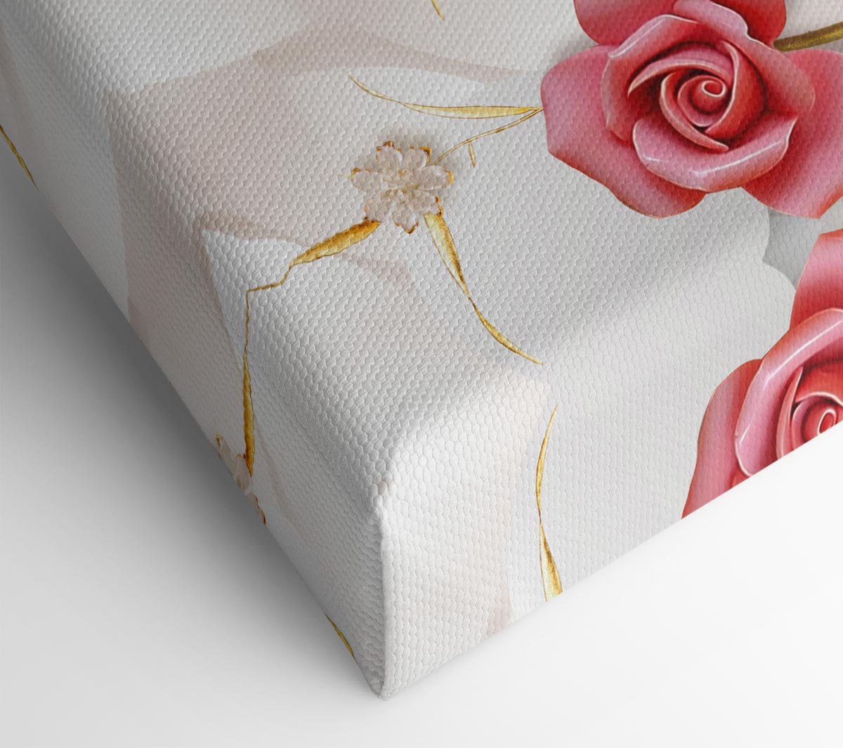Pink Roses Pop Canvas Wall Art