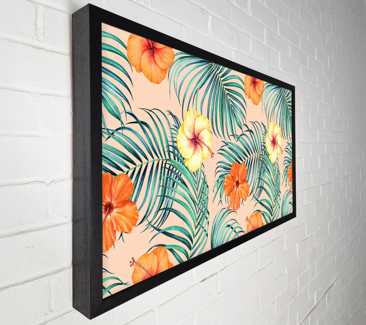 Orange Flower Mix Canvas Print
