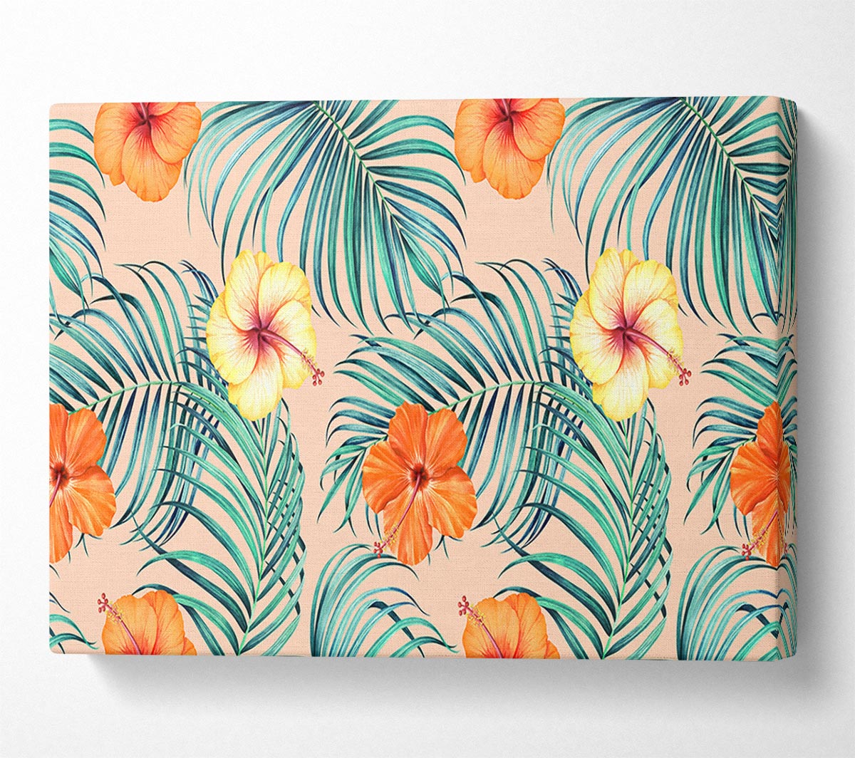 Orange Flower Mix Canvas Print