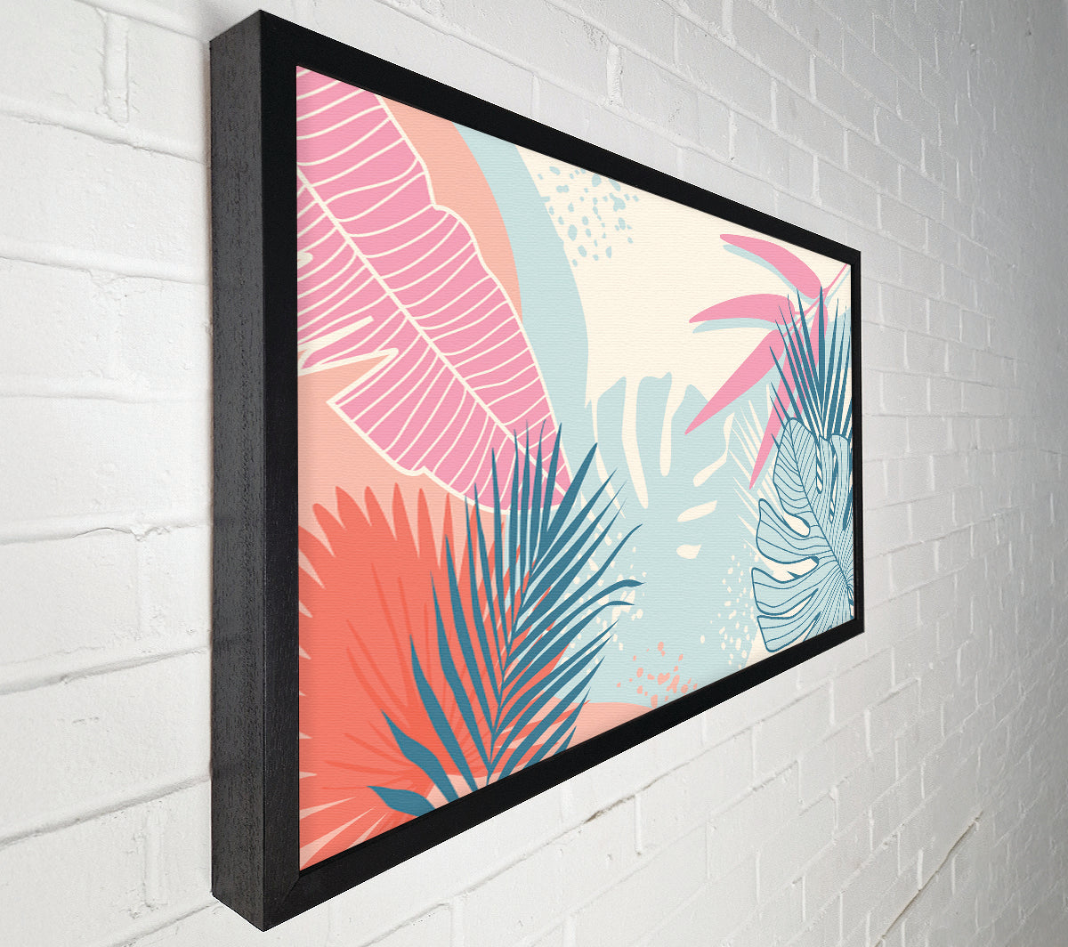 Modern Leaf Decor Canvas Art
