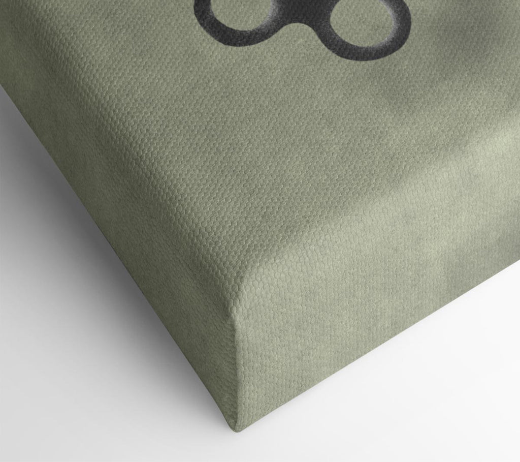 The Wind Up Man Canvas Wall Art