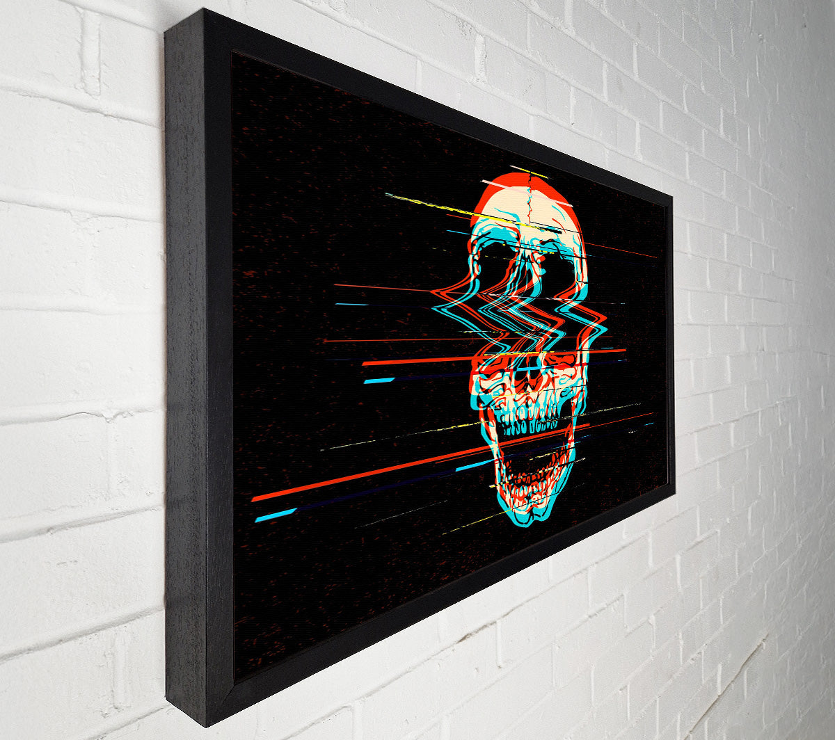 The Fuzzy Skull Canvas Wall Art