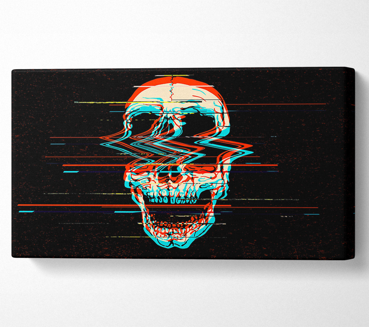 The Fuzzy Skull Canvas Wall Art