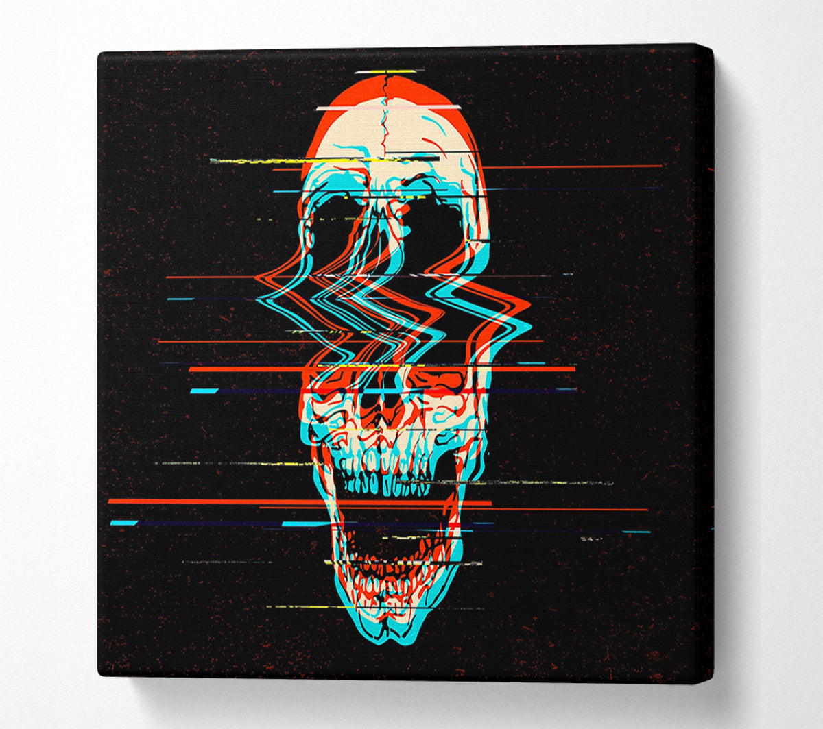 The Fuzzy Skull Canvas Wall Art