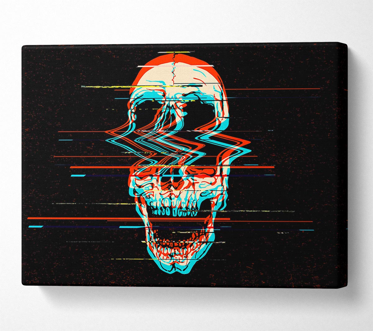 The Fuzzy Skull Canvas Wall Art