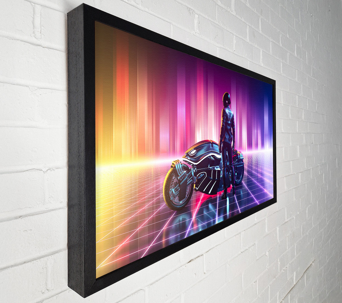 Ready To Get On The Bike Canvas Wall Art