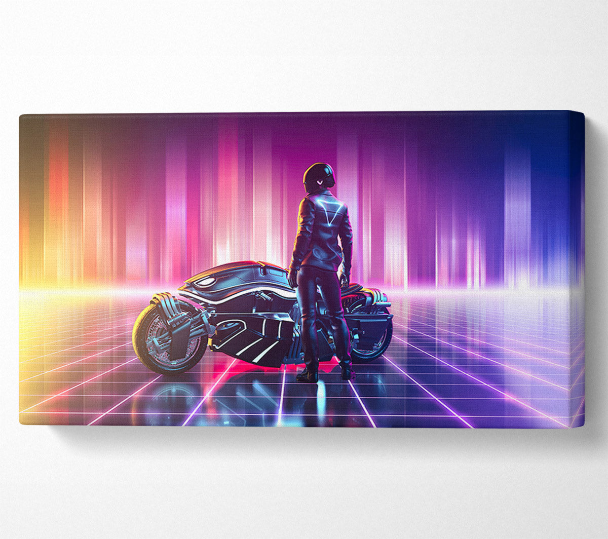 Ready To Get On The Bike Canvas Wall Art