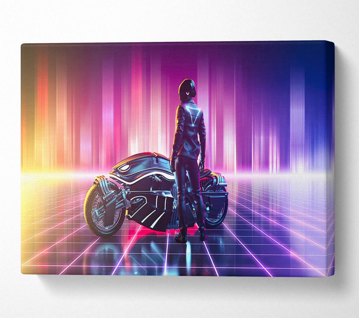Ready To Get On The Bike Canvas Wall Art