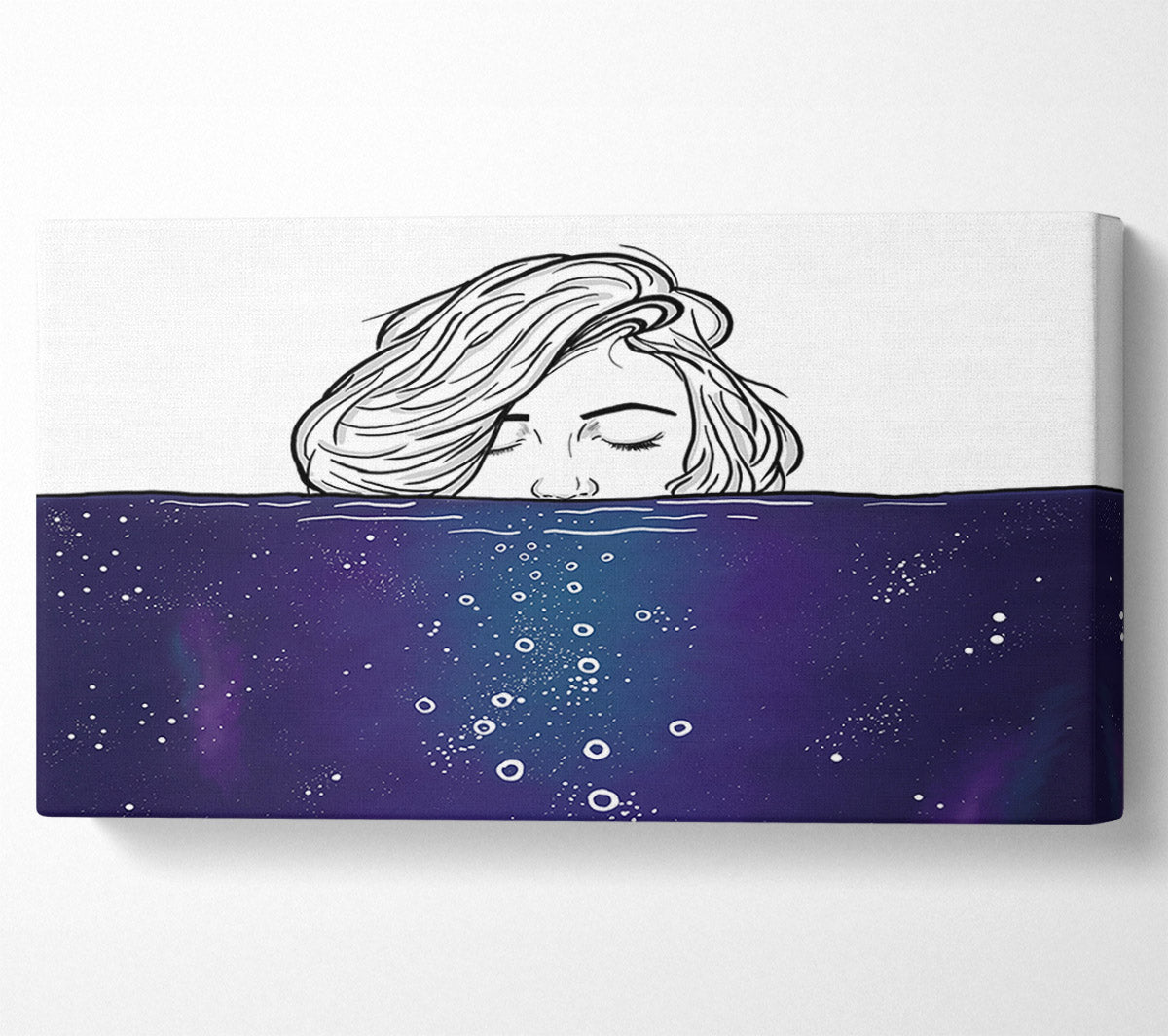 A Dip In The Sea Canvas Wall Art