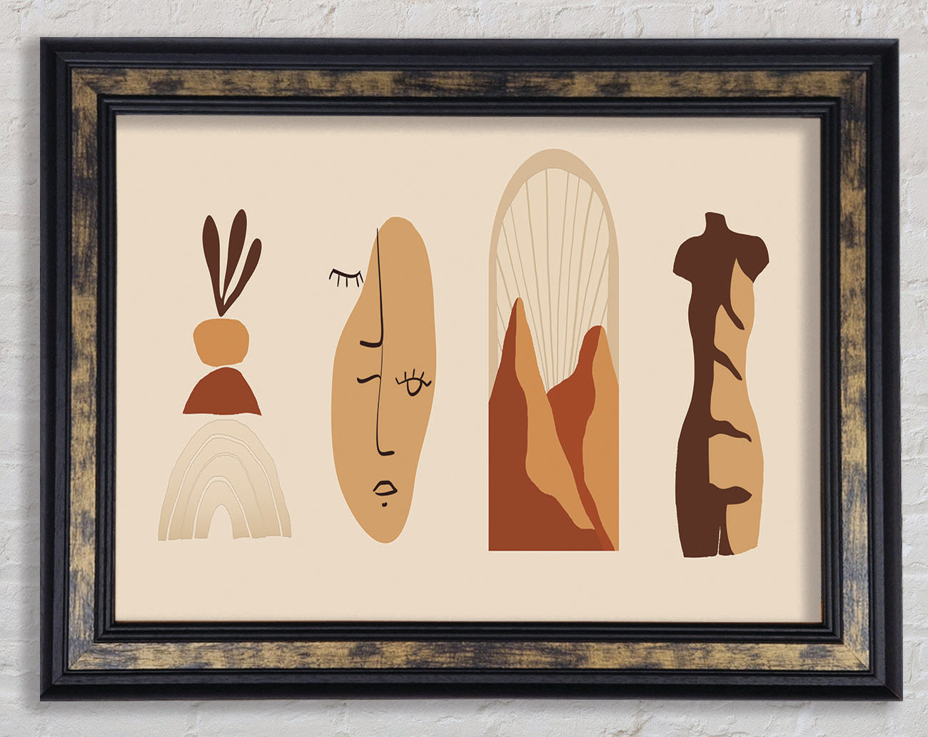The Modern Decor Shapes 2 Framed Print