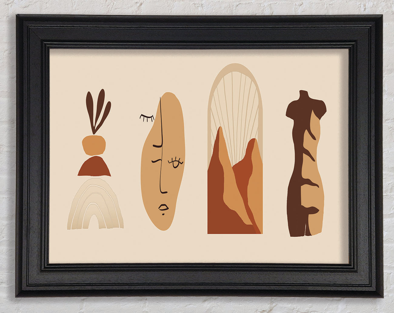 The Modern Decor Shapes 2 Framed Print
