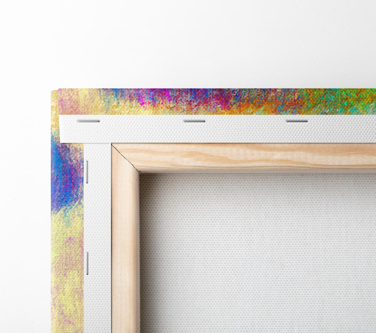 The Yellow To Blue Tree Canvas Wall Art