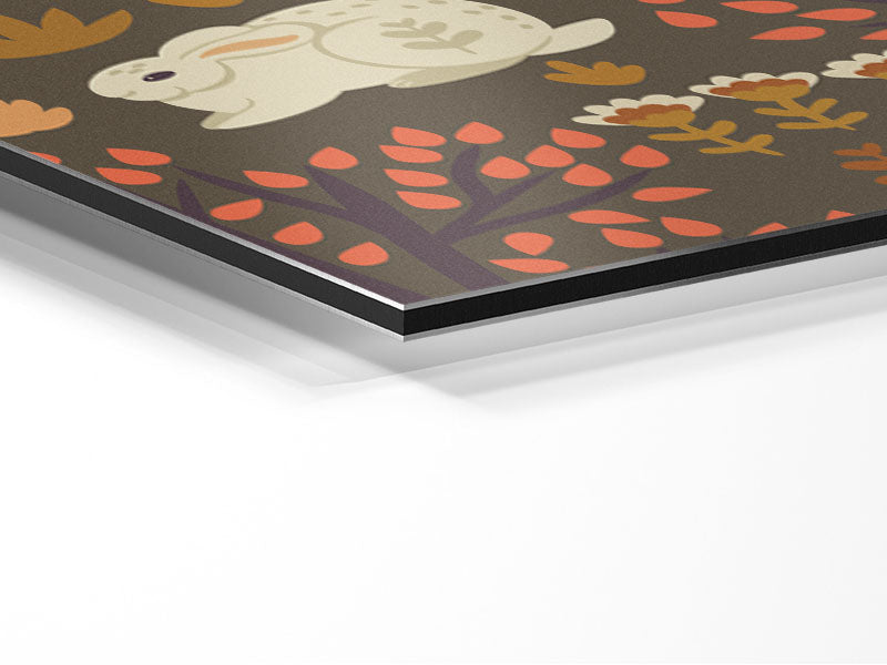 The Fox And The Rabbit Metal Print