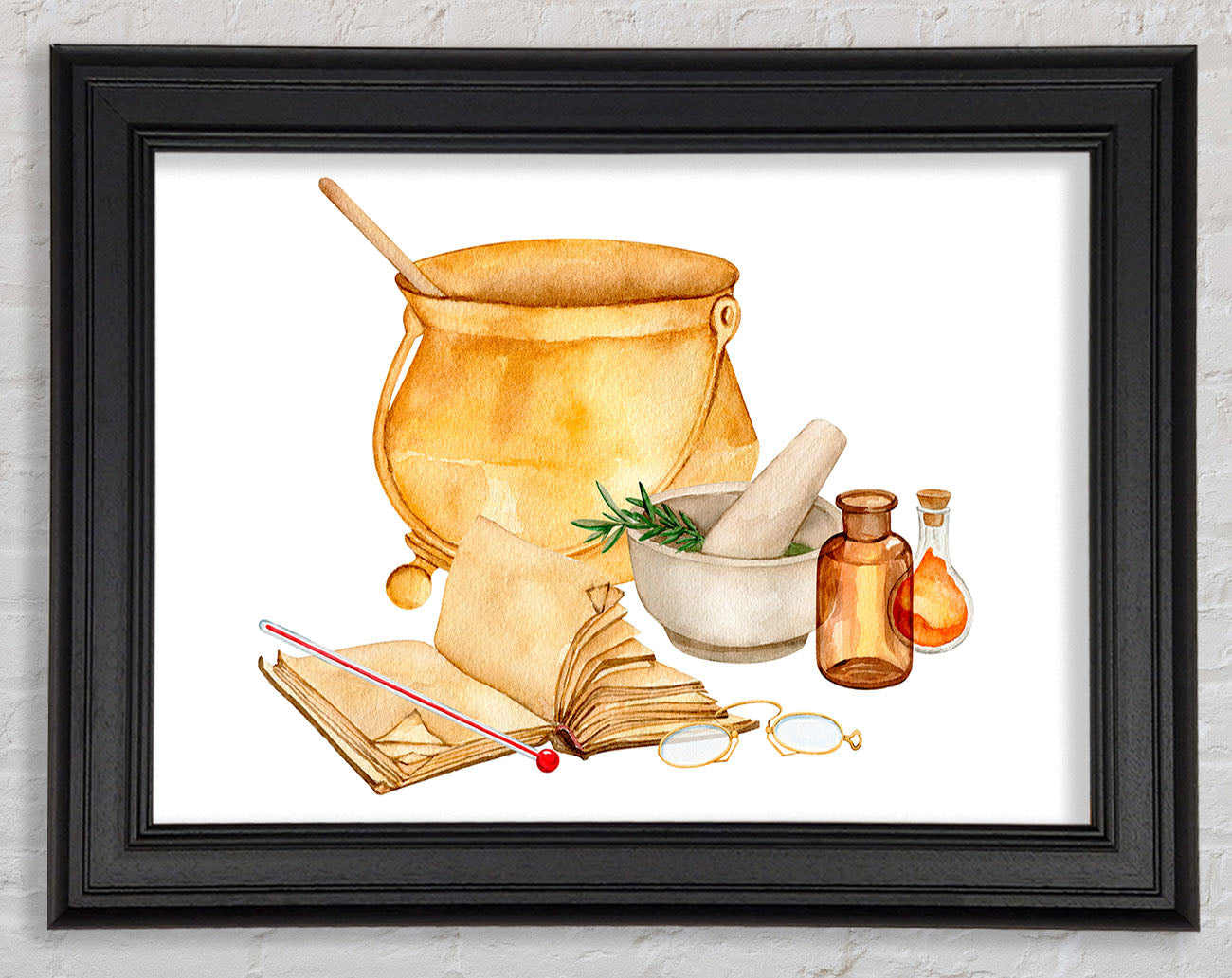 The Kitchen Recipe Framed Print