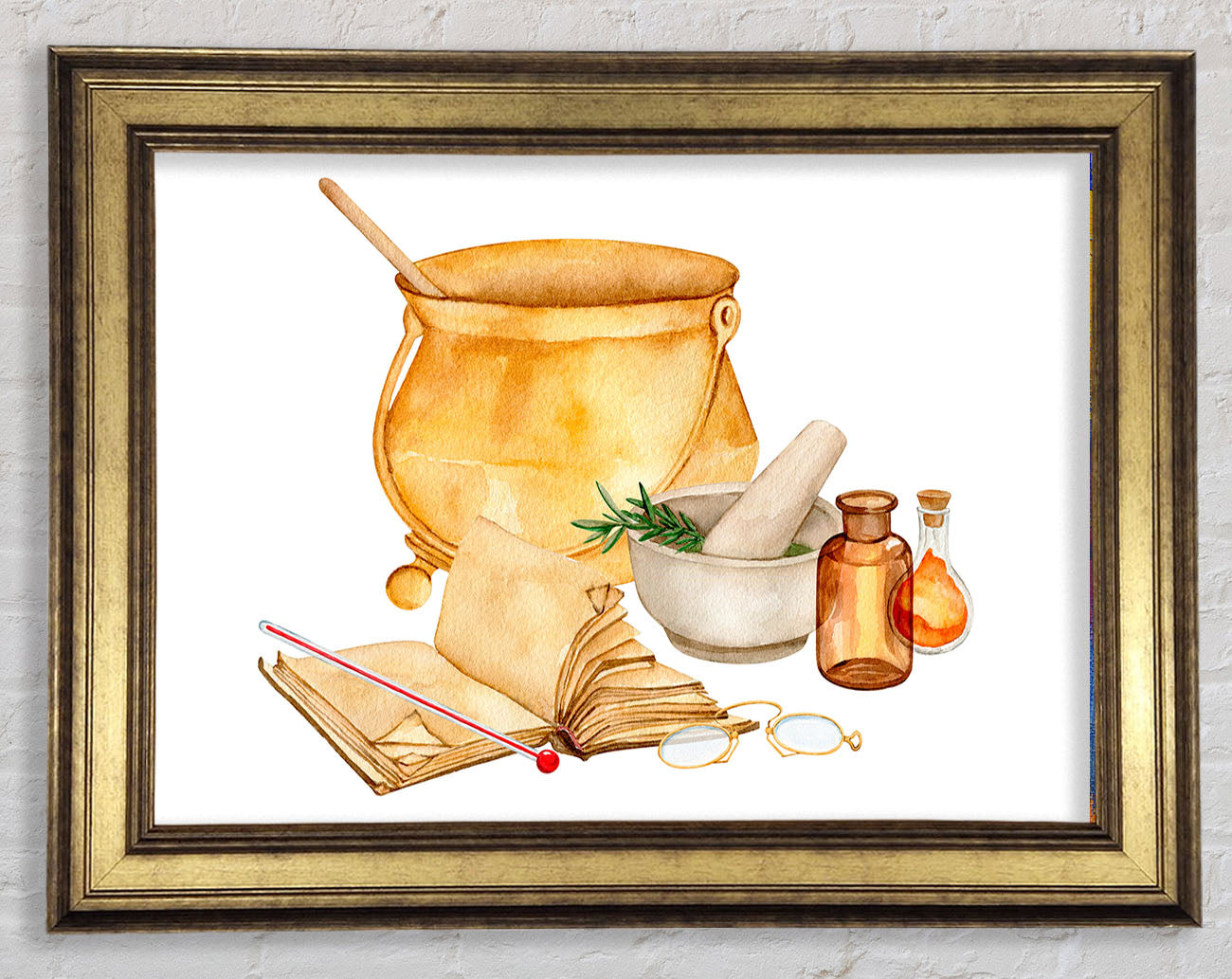 The Kitchen Recipe Framed Print
