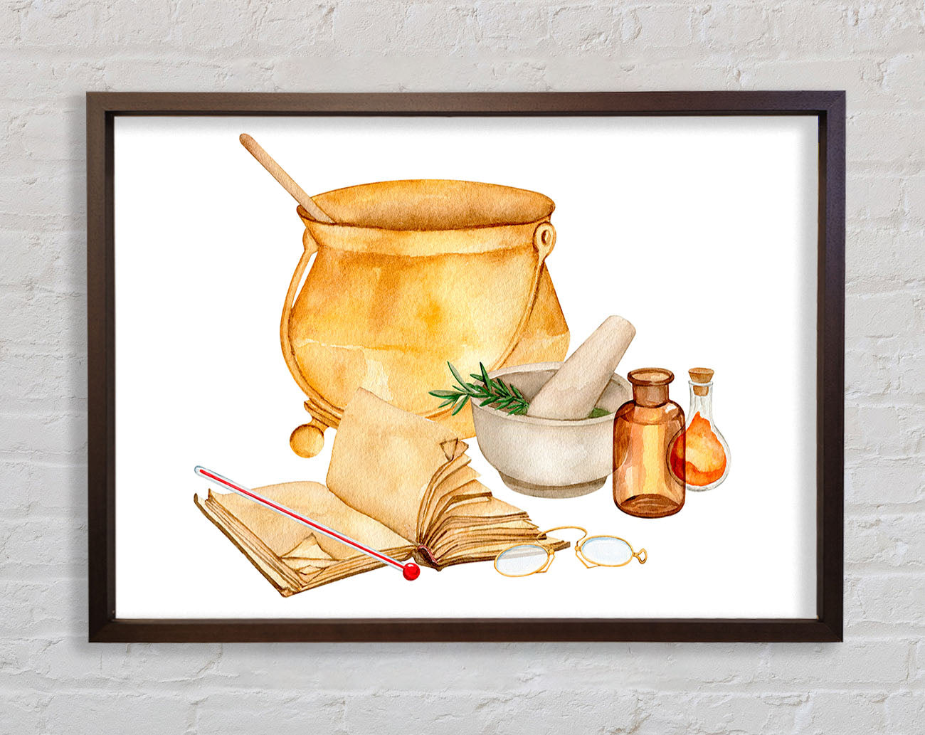 The Kitchen Recipe Framed Print