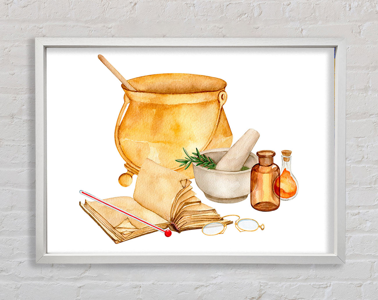 The Kitchen Recipe Framed Print