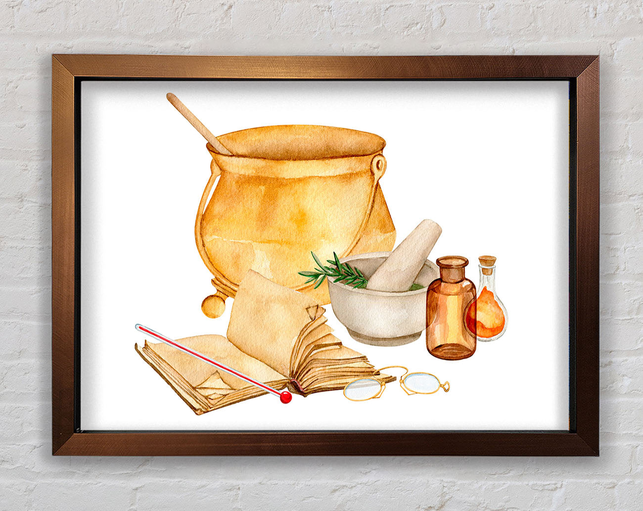 The Kitchen Recipe Framed Print