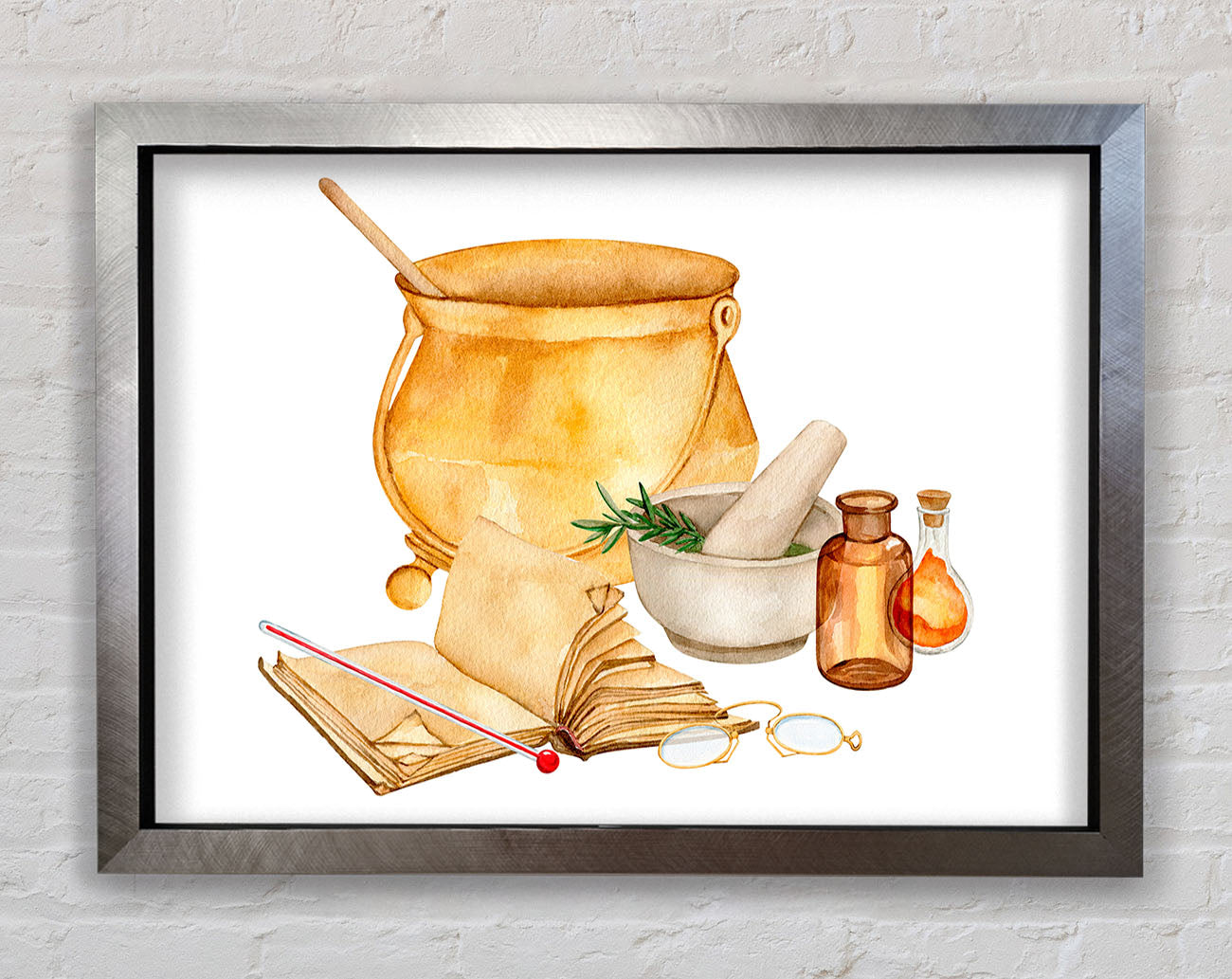 The Kitchen Recipe Framed Print