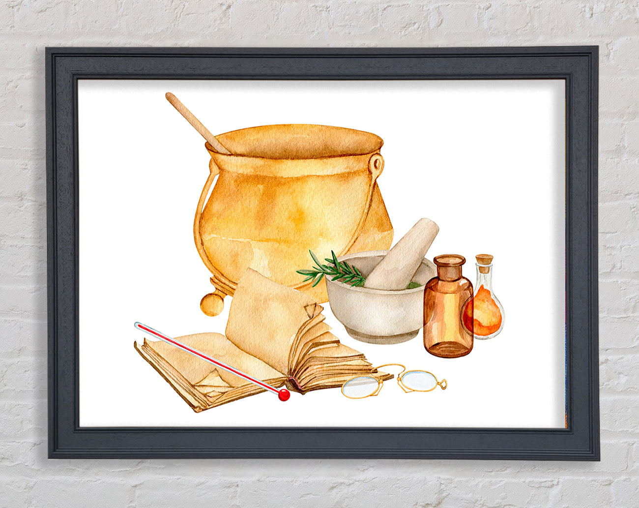 The Kitchen Recipe Framed Print