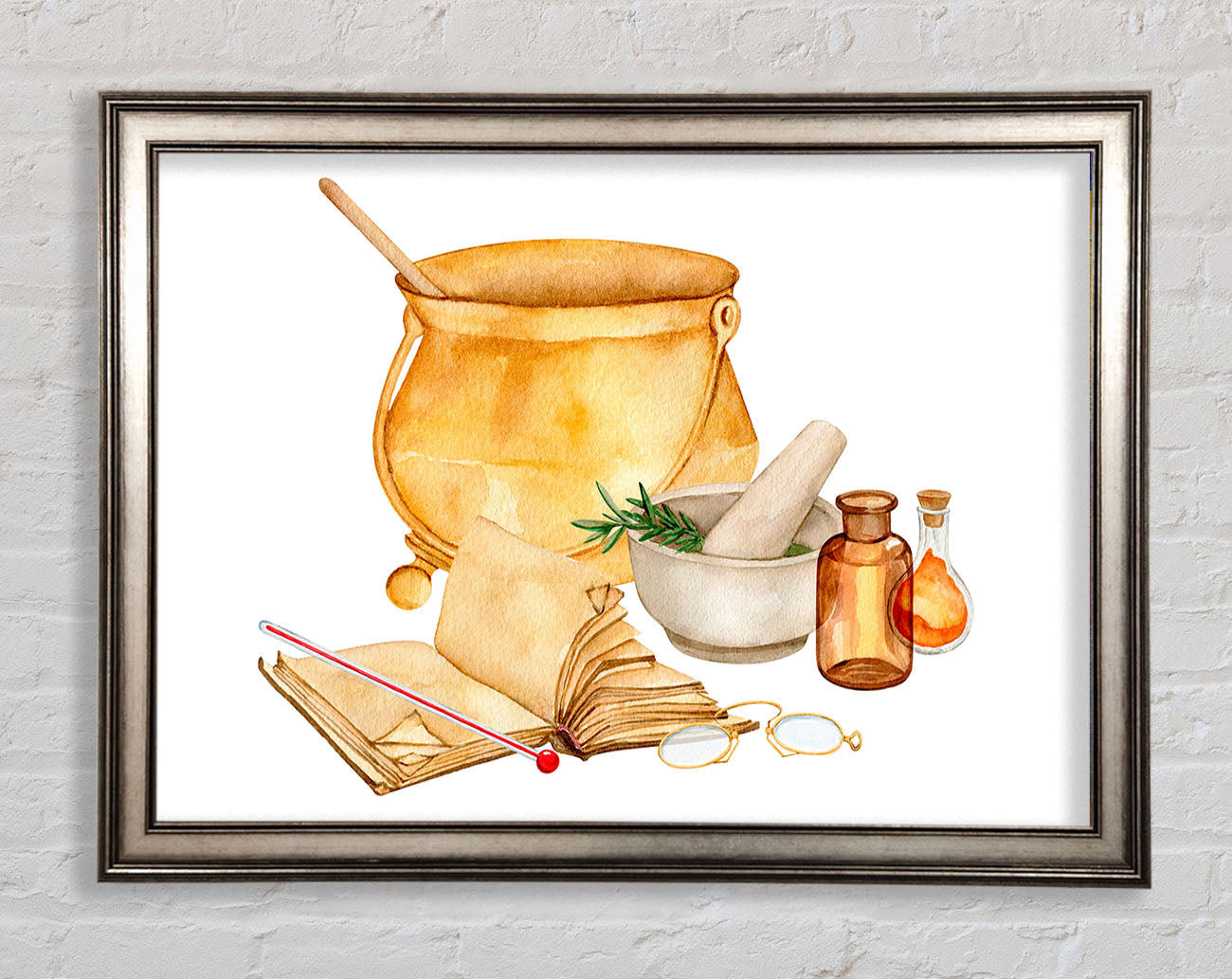 The Kitchen Recipe Framed Print