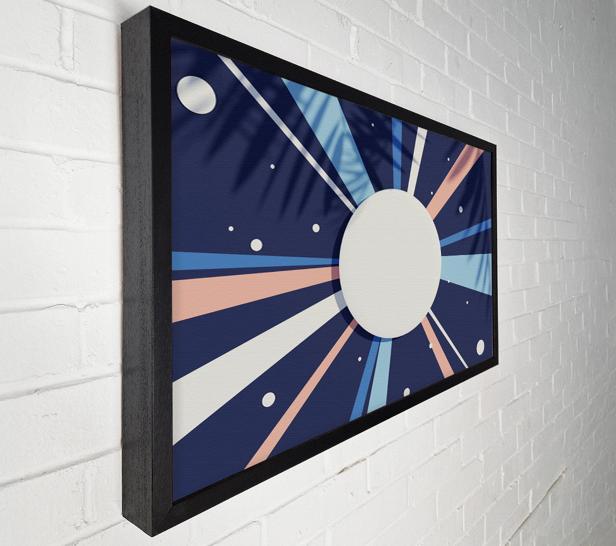 The Sun In Space Canvas Wall Art