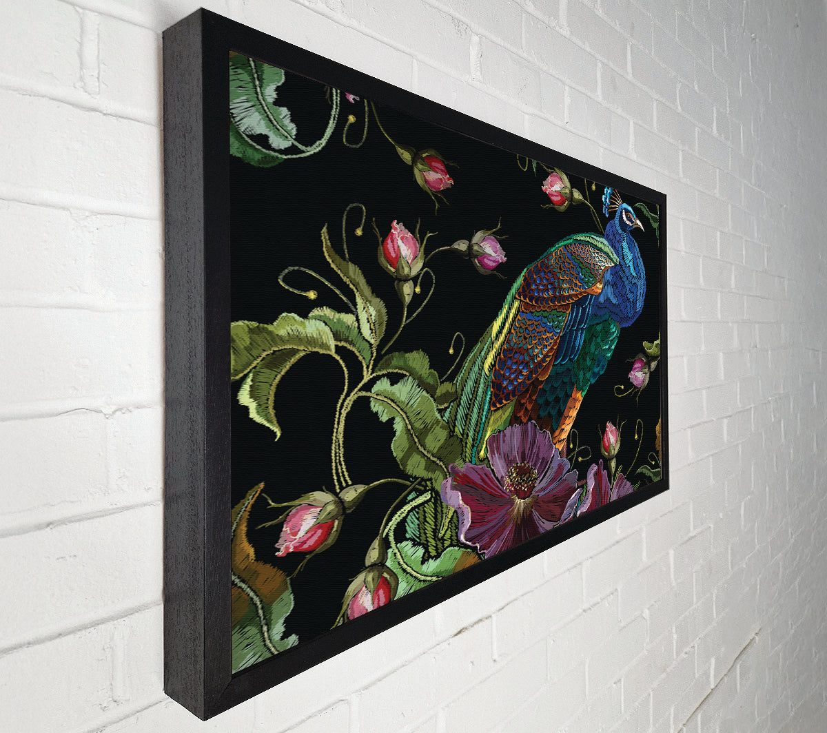 The Beautiful Peacock Nest Canvas Wall Art