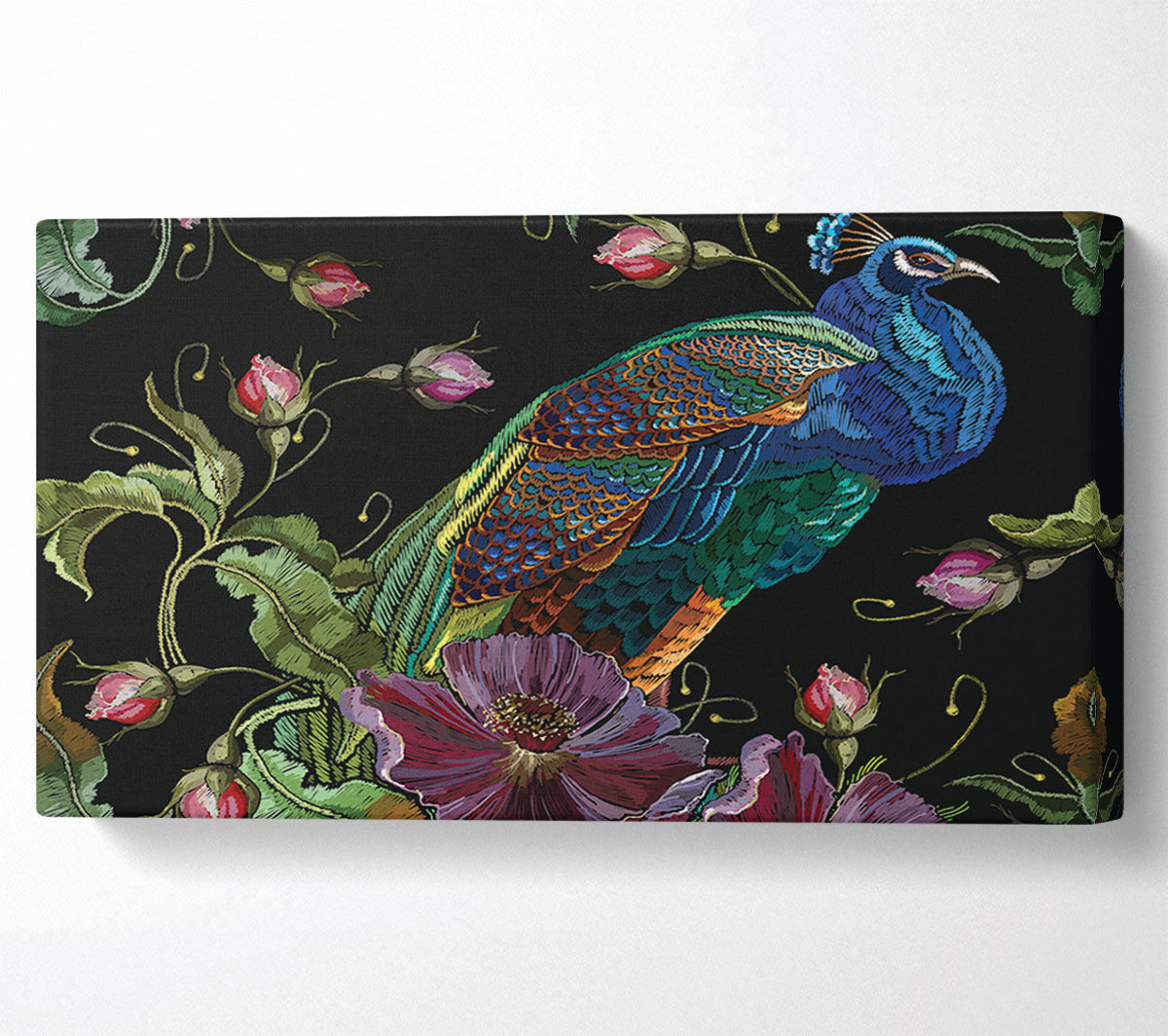 The Beautiful Peacock Nest Canvas Wall Art