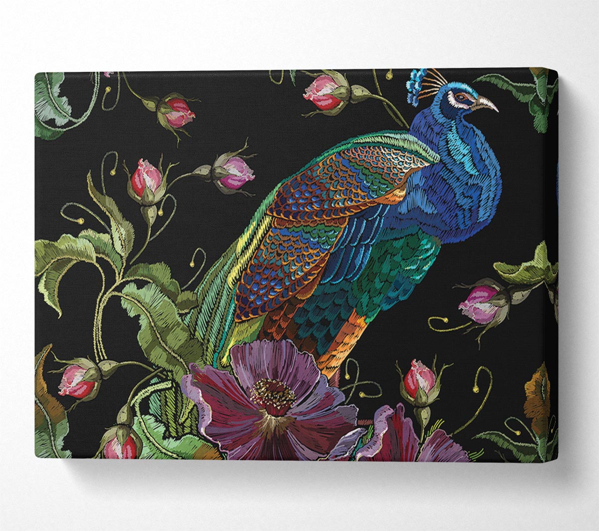 The Beautiful Peacock Nest Canvas Wall Art