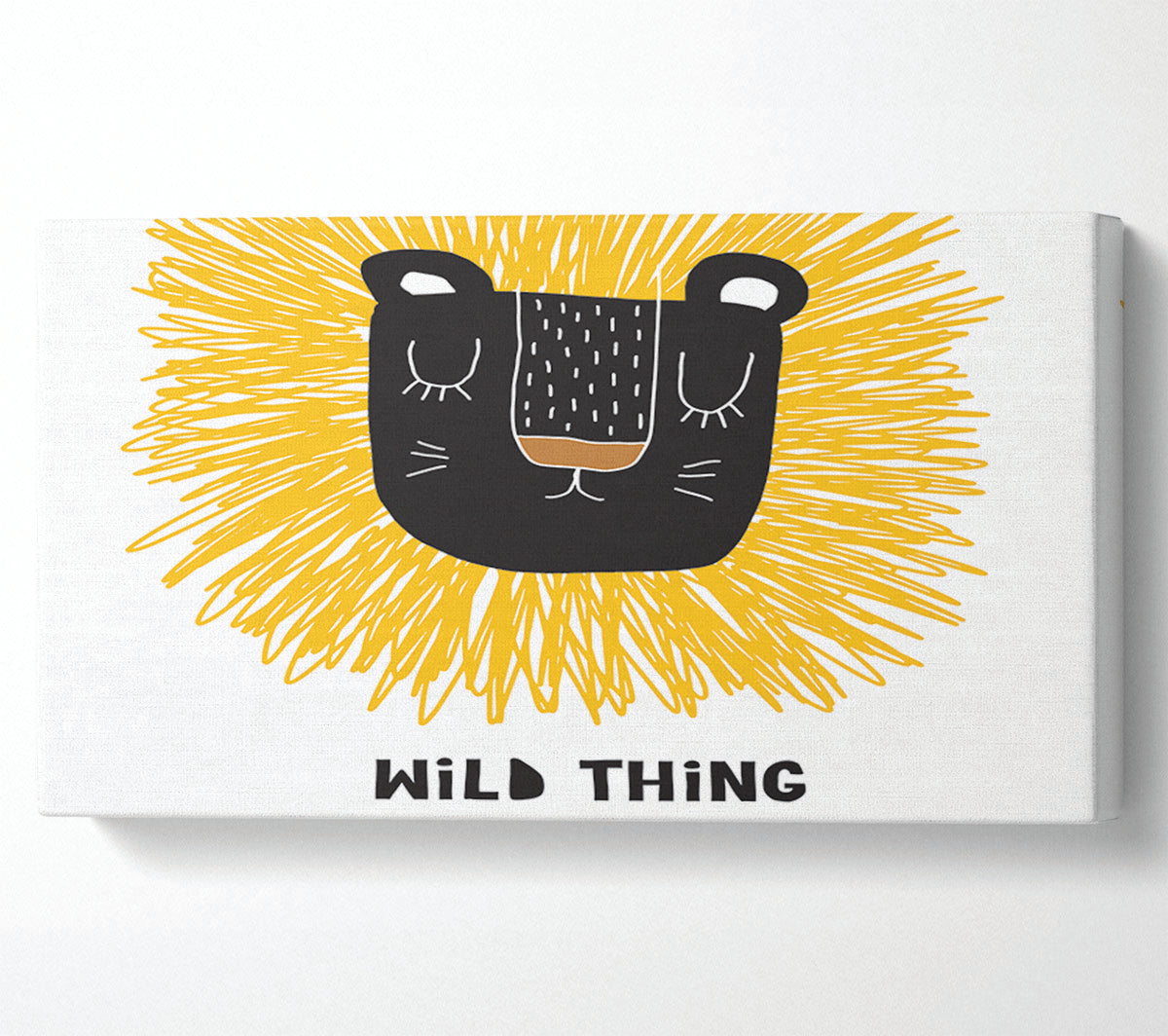 Wild Thing Lion Canvas Wall Art