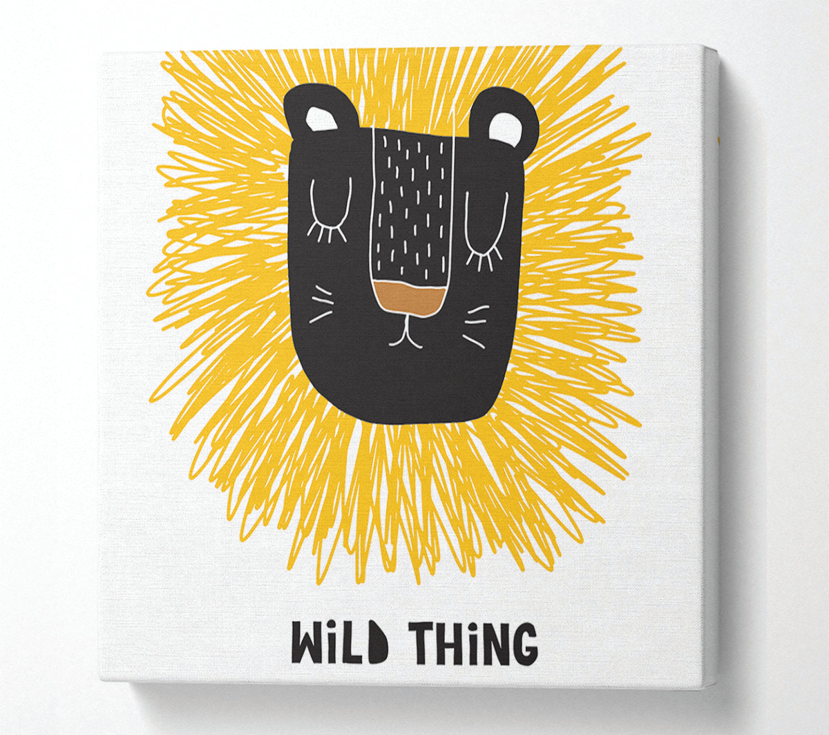 Wild Thing Lion Canvas Wall Art