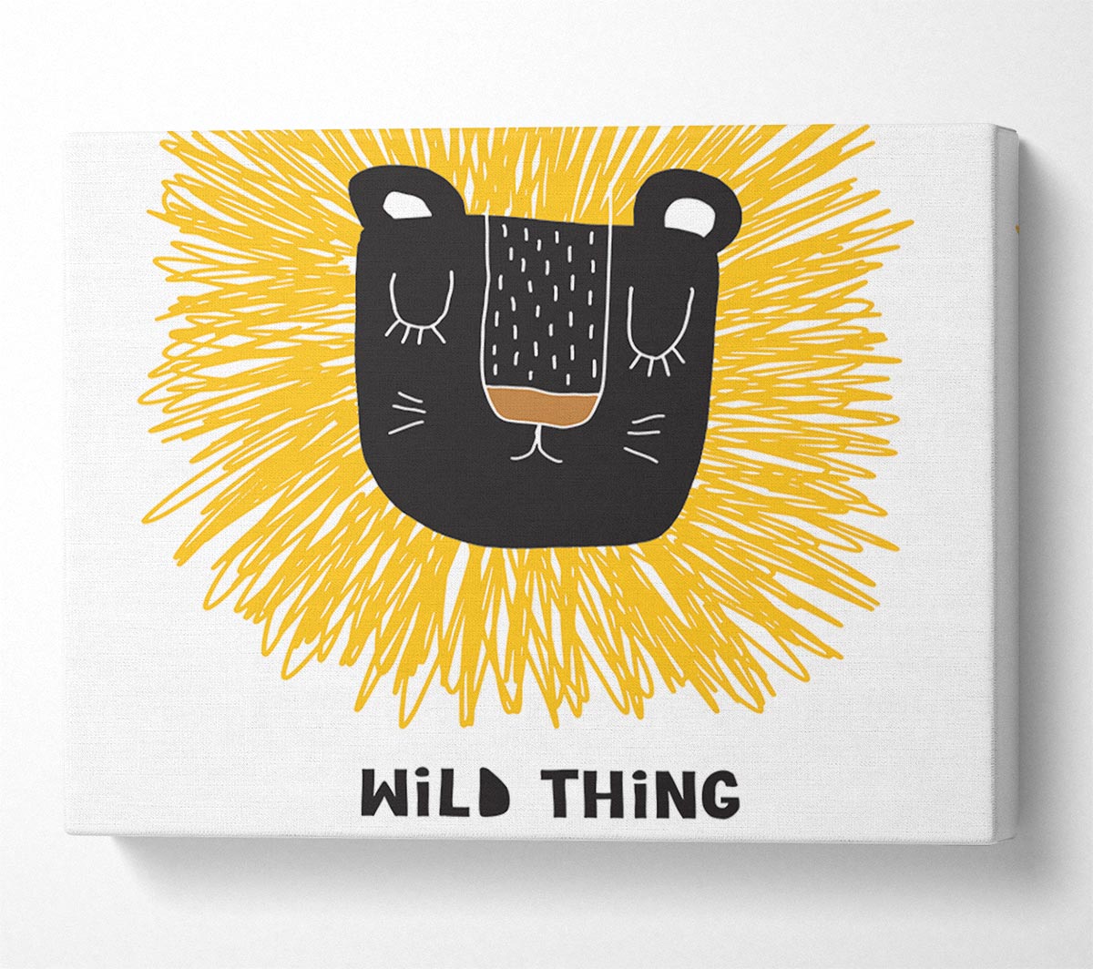 Wild Thing Lion Canvas Wall Art