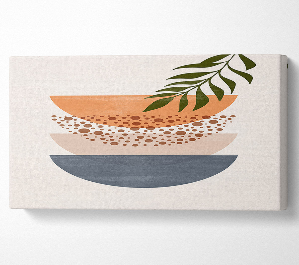 Three Semicircles Of Art Canvas Wall Art