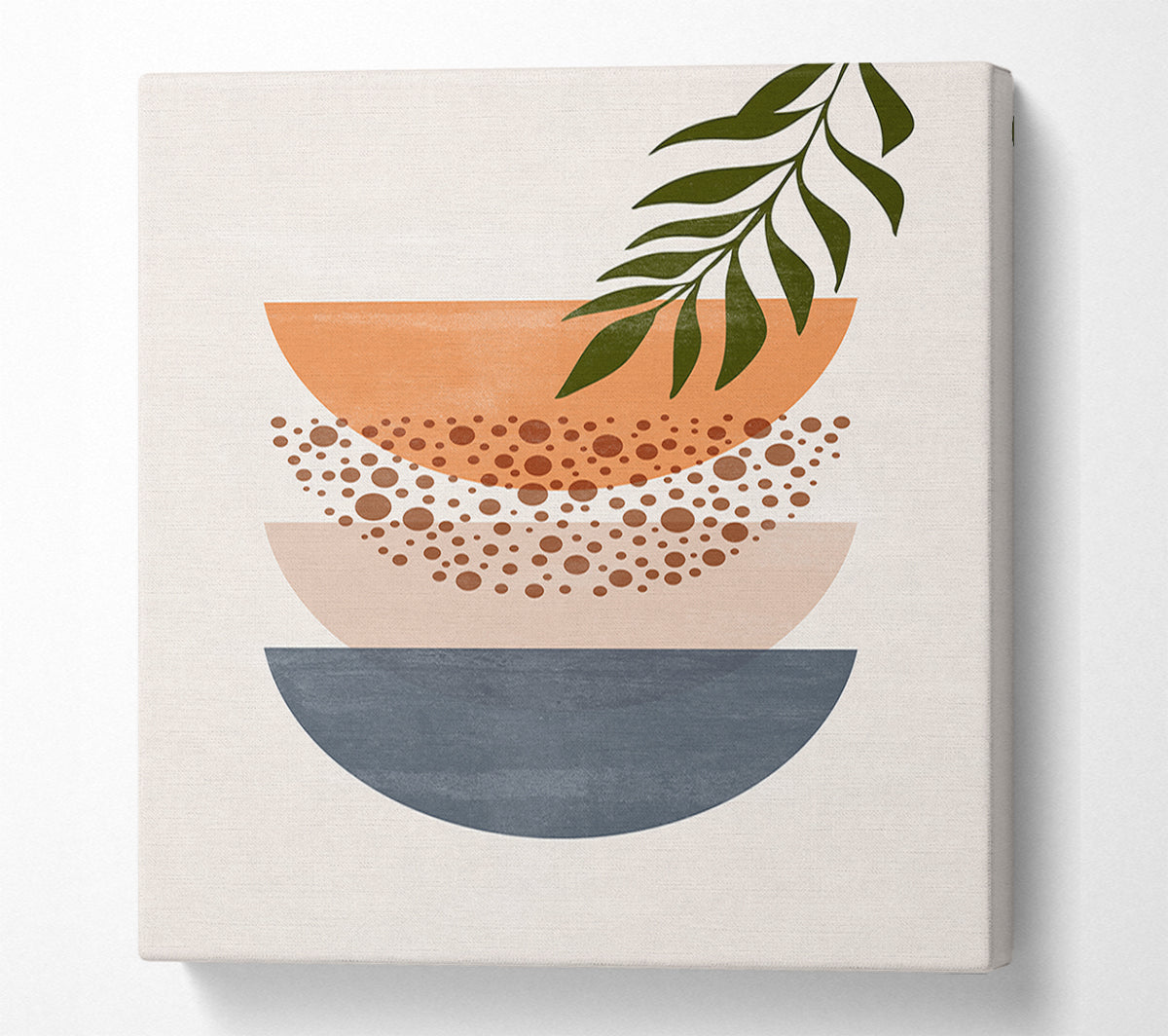 Three Semicircles Of Art Canvas Wall Art