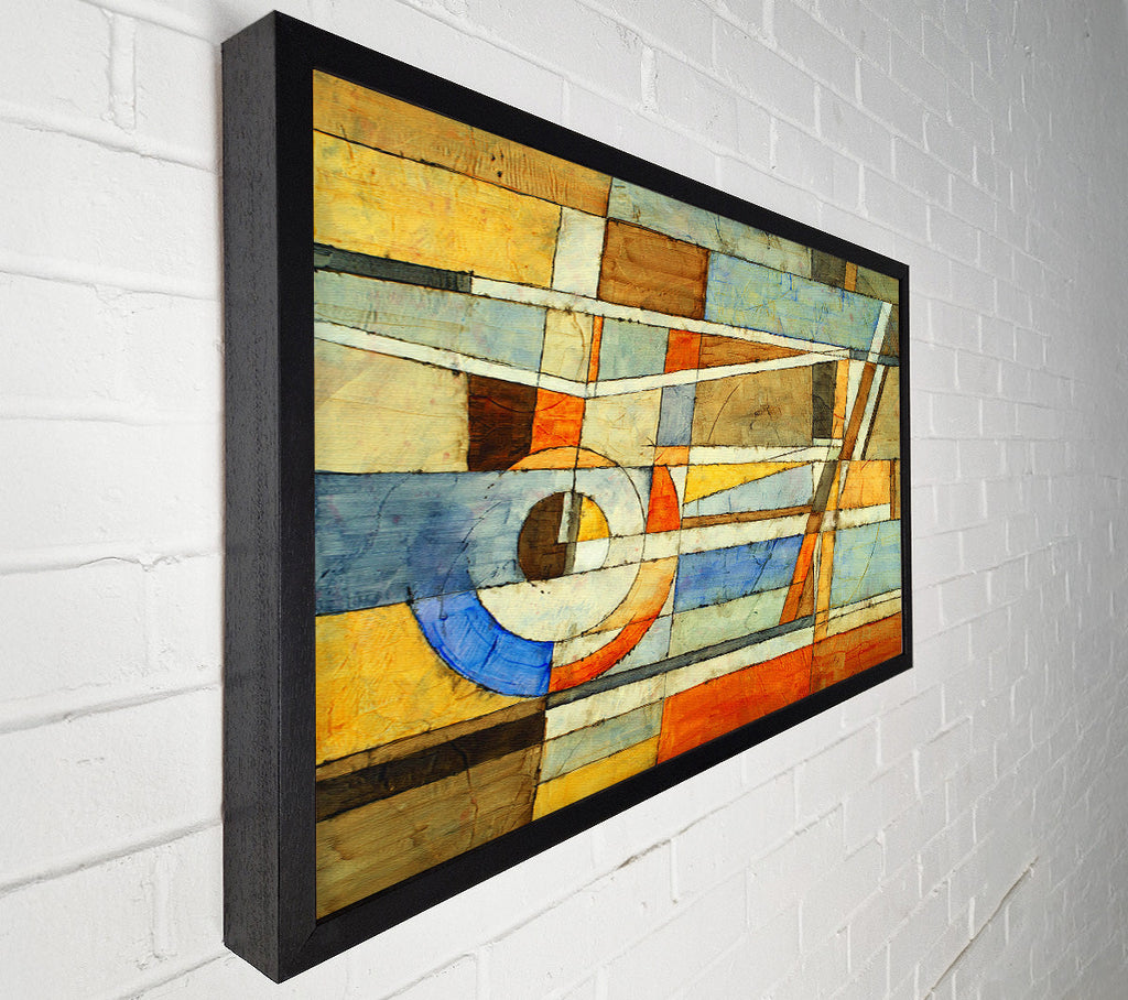 Abstract Grids Of Colours Canvas Print