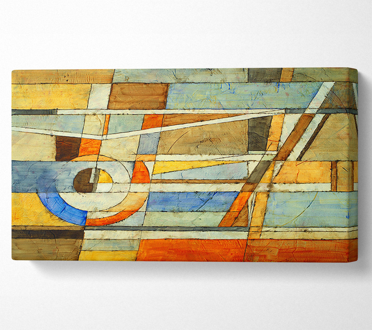 Abstract Grids Of Colours Canvas Print