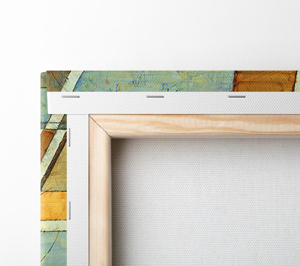 Abstract Grids Of Colours Canvas Print