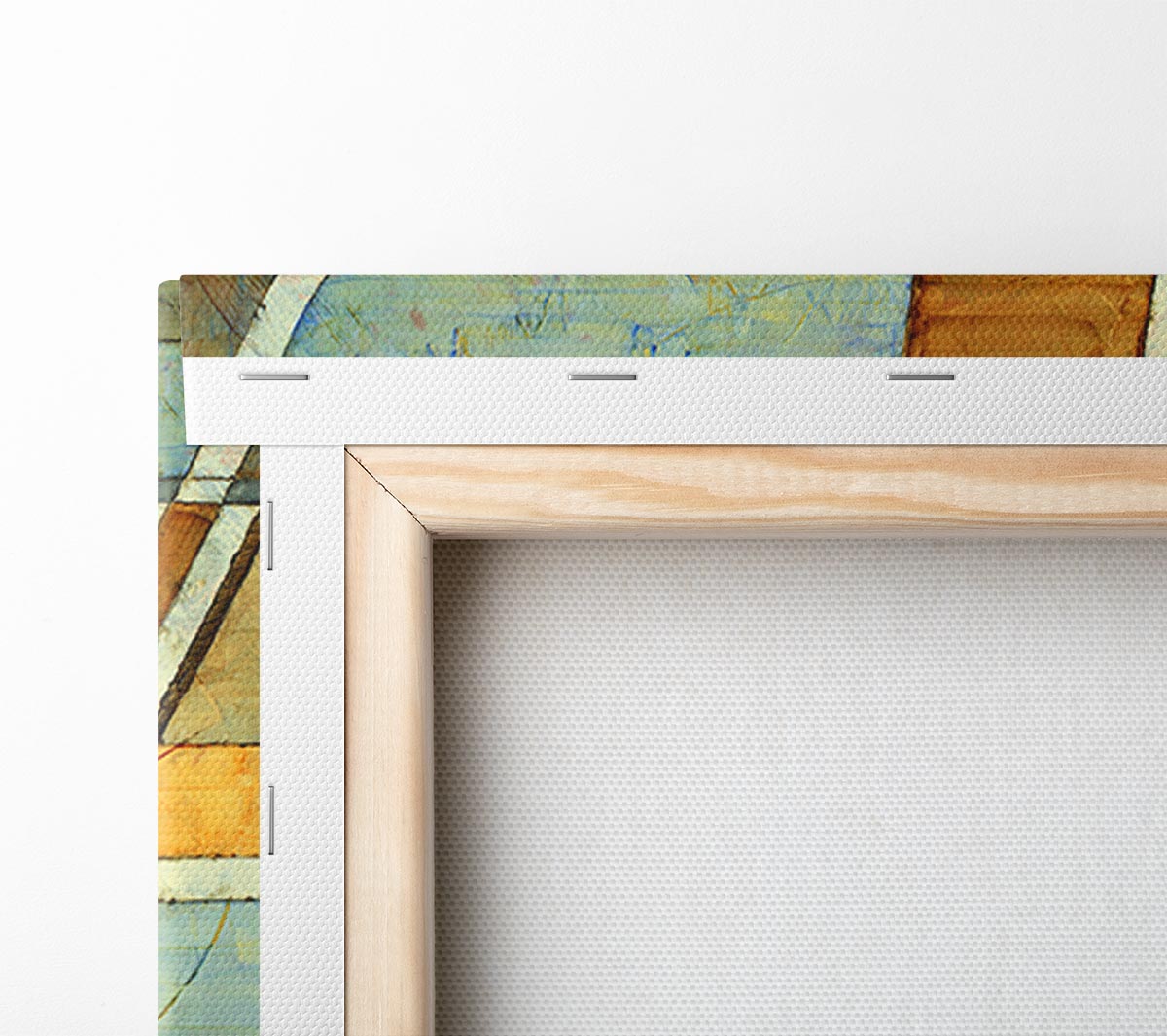 Abstract Grids Of Colours Canvas Print