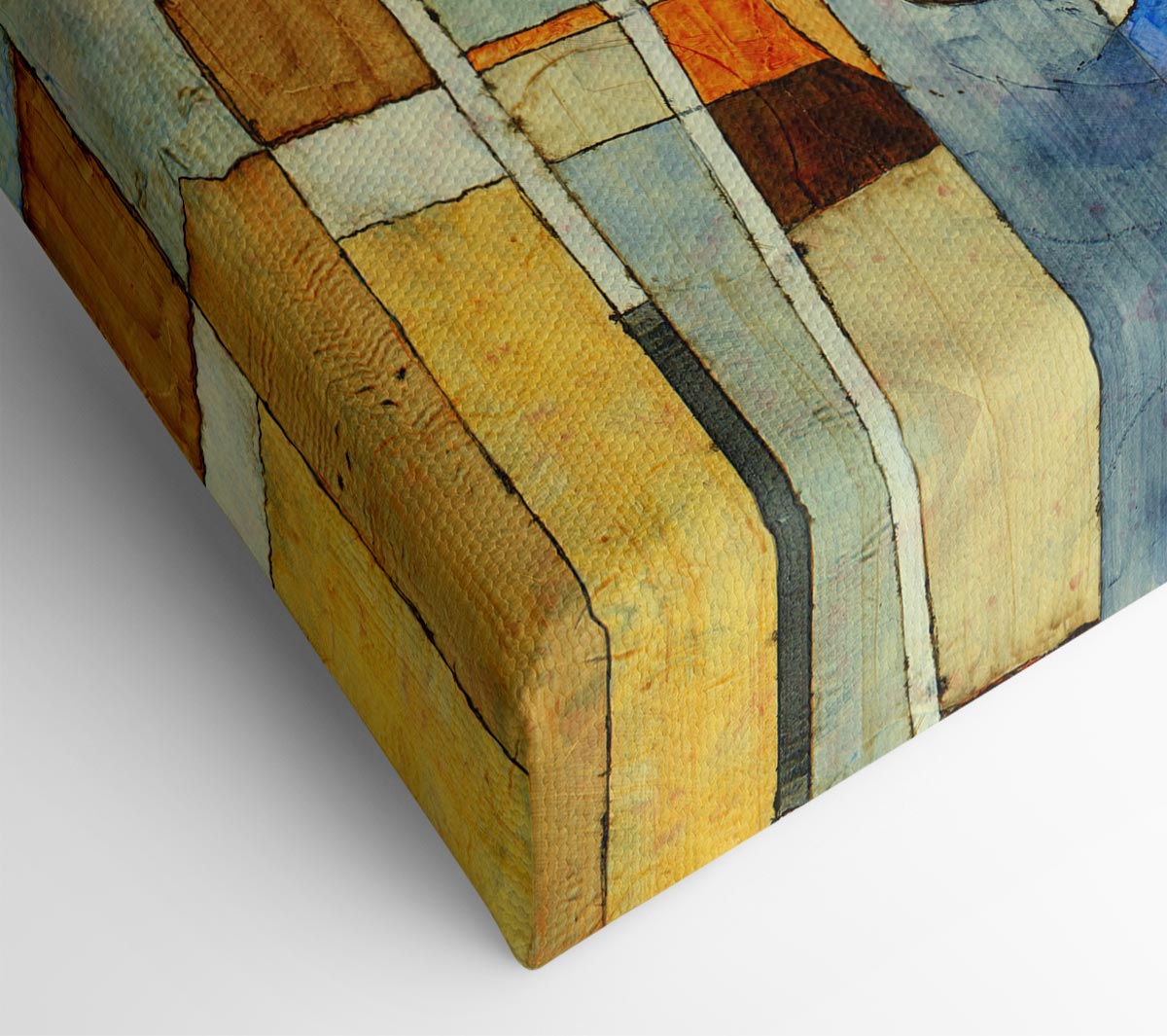 Abstract Grids Of Colours Canvas Print