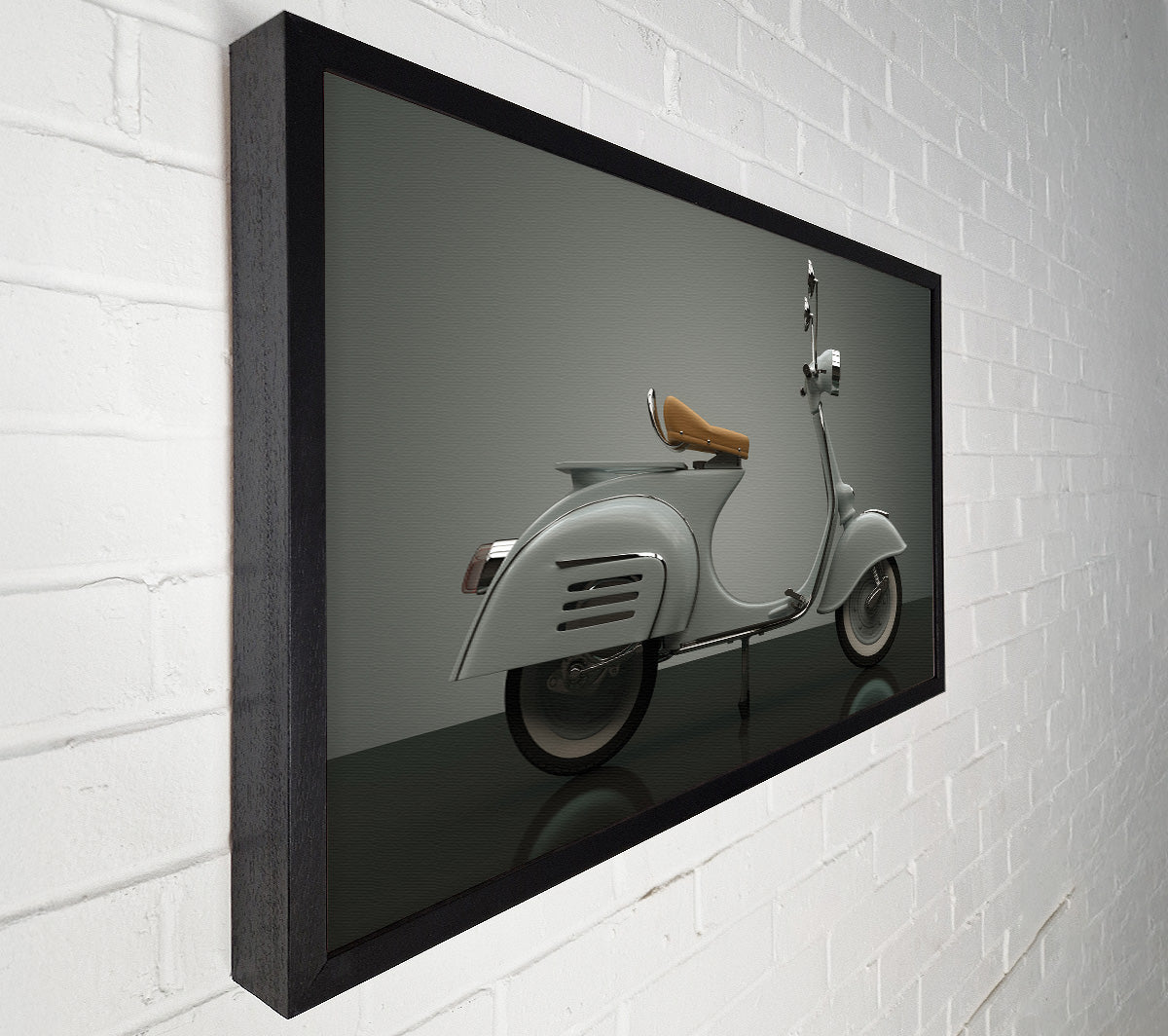 The Awesome Scooter Canvas Wall Art