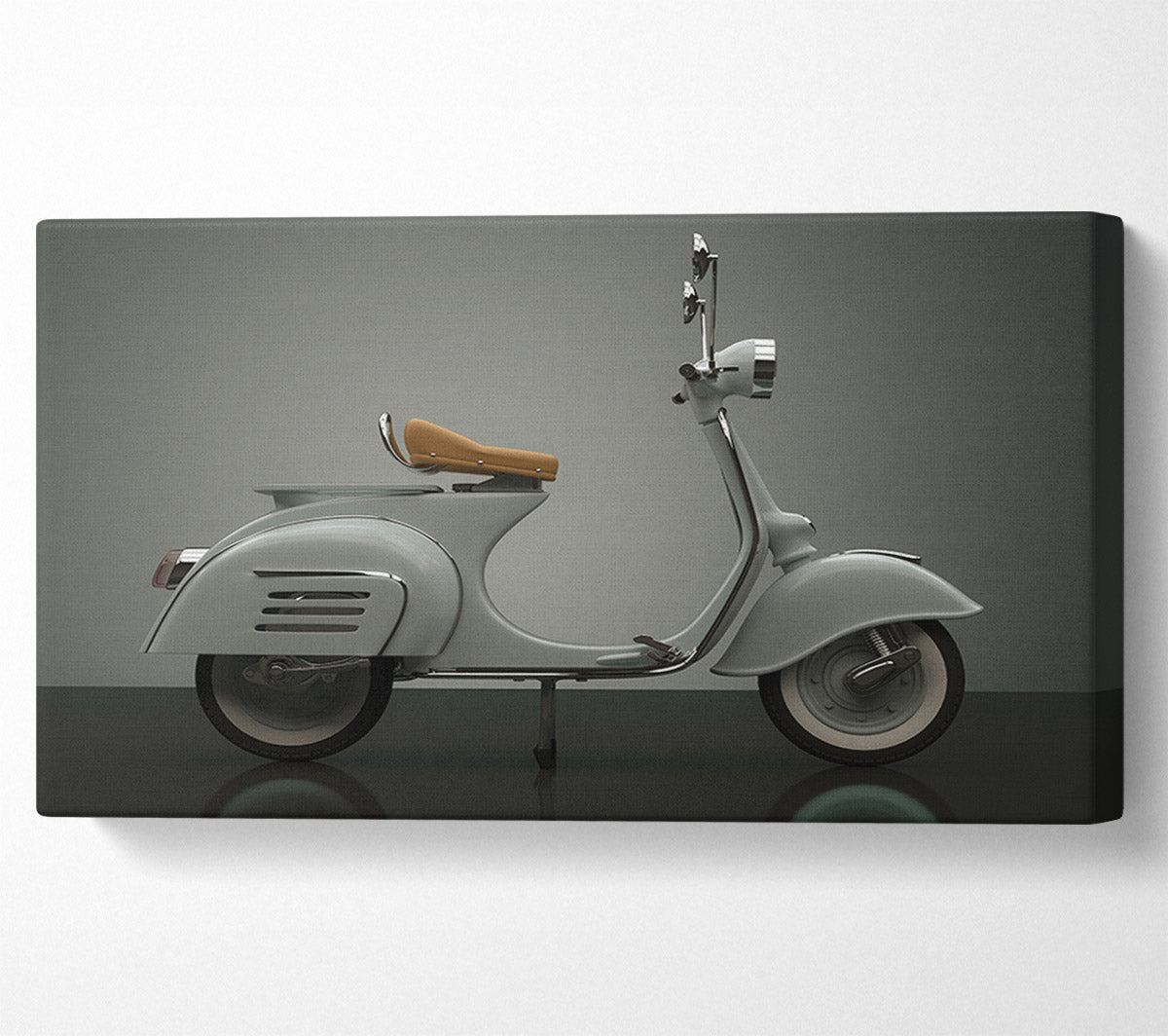 The Awesome Scooter Canvas Wall Art