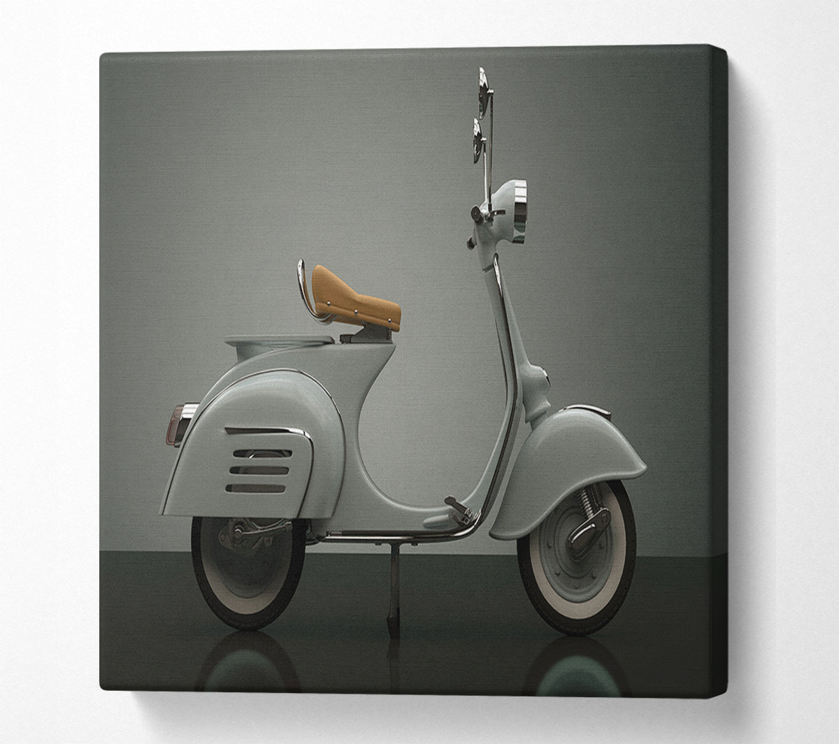 The Awesome Scooter Canvas Wall Art