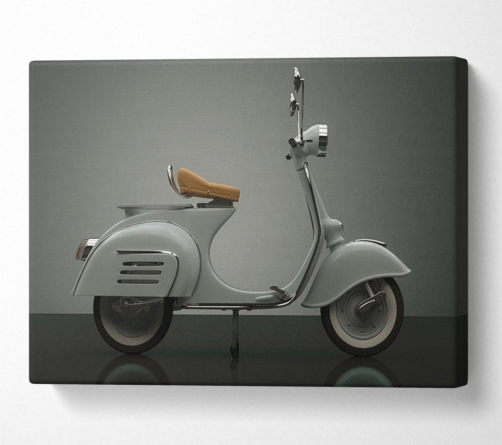 The Awesome Scooter Canvas Wall Art