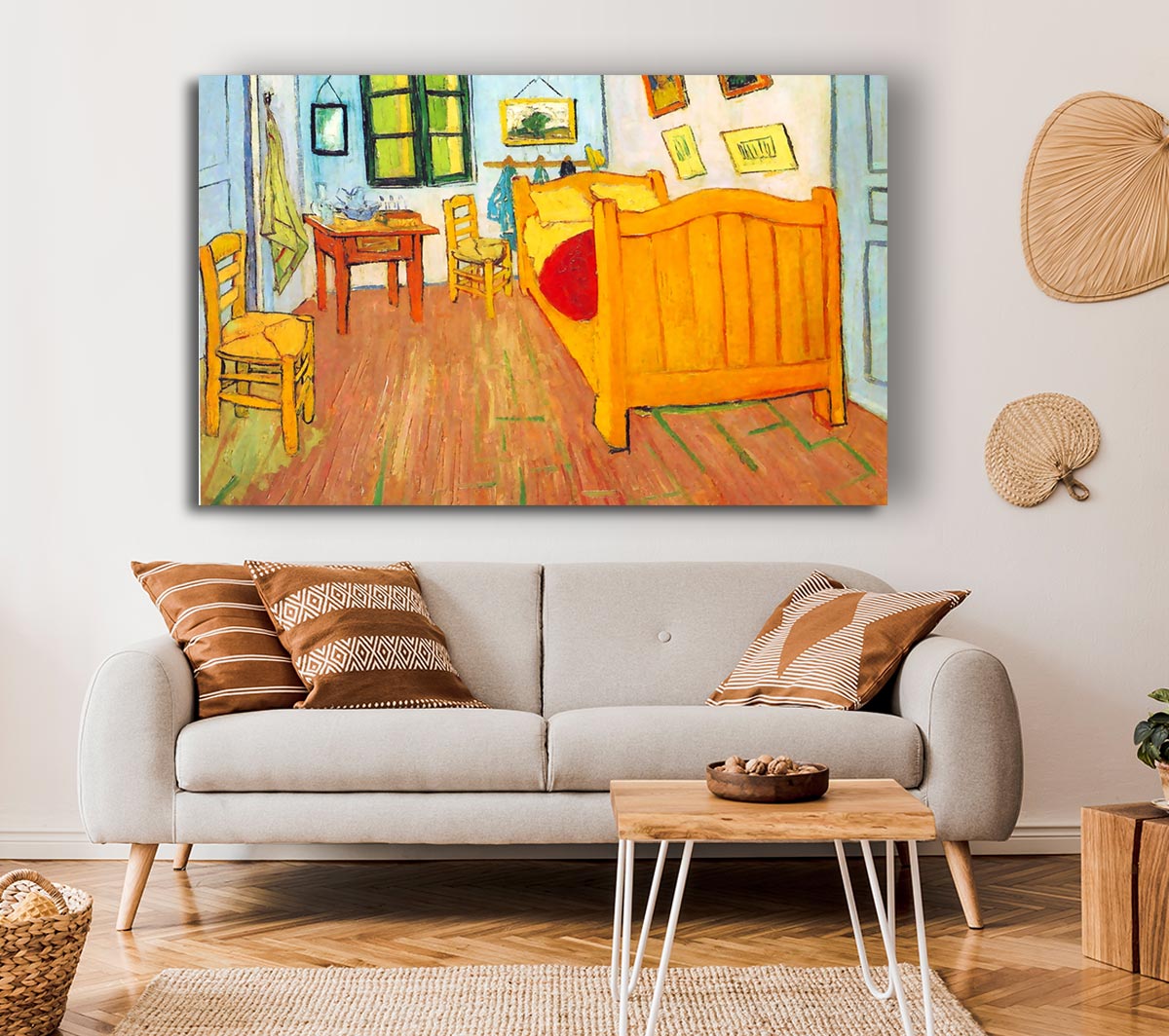 Van Gogh The Bedroom In Arles. Saint-Remy Canvas Art