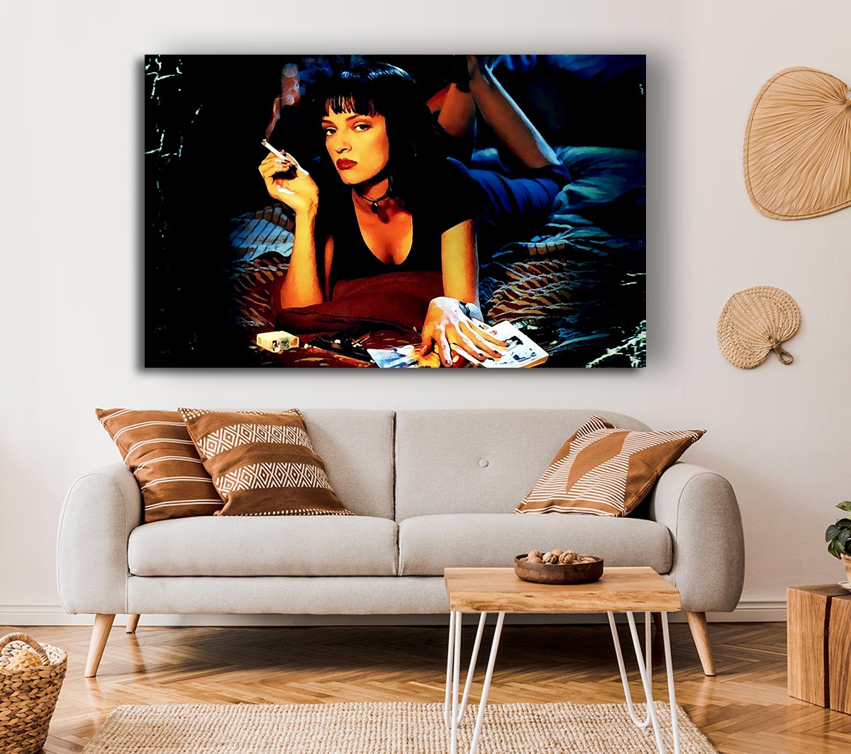 Uma Thurman Is Mia Pulp Fiction Canvas Wall Art